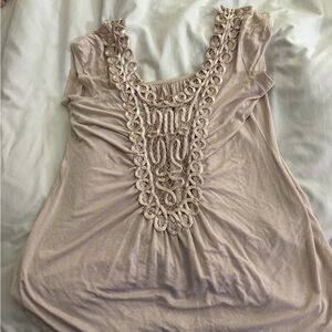 Elegant Cream Women's Top